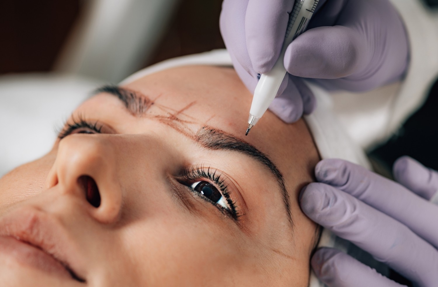Brow shaping and tinting